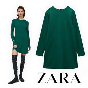 ZARA | Green | MINIMAL SHORT DRESS
